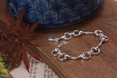 Sparkly Snaffle Bit Bracelet
