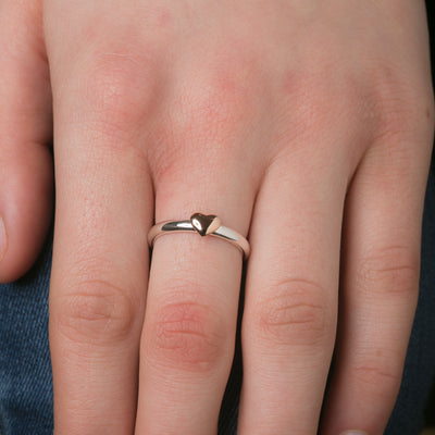 Rose Gold Heart Ring