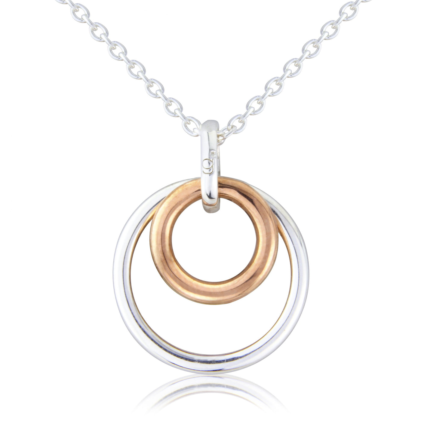 Rose Gold Eternity Necklace