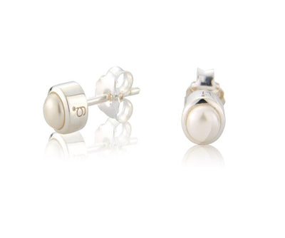 Silver Pearl Earrings