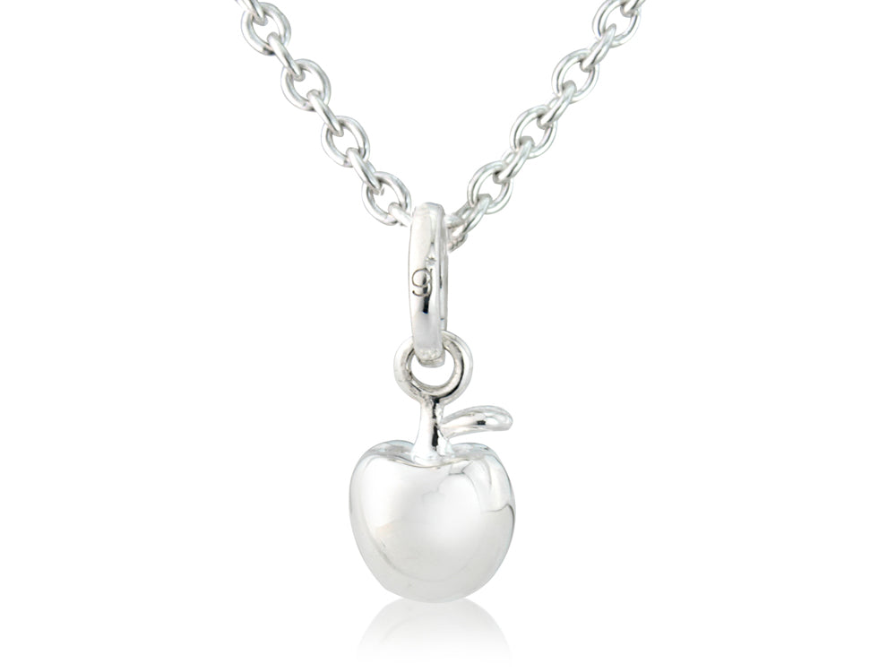 Silver Apple Pendant