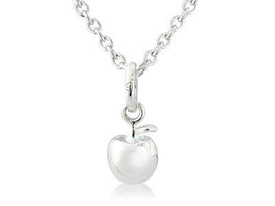 Silver Apple Pendant