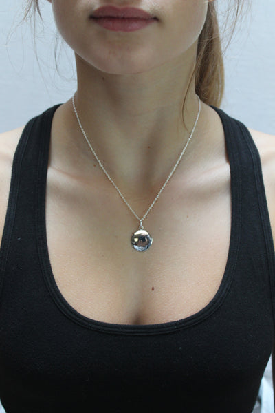 Silver Disc Charm