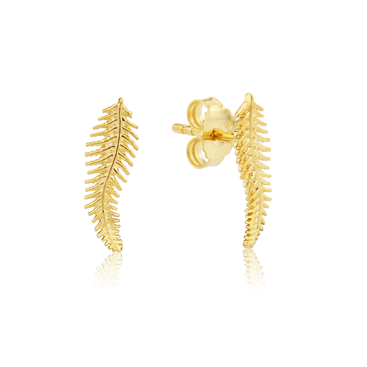 Fern Leaf Studs