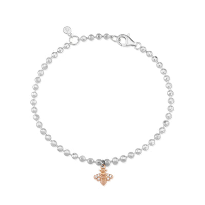 Beaded Sparkly Bee Bracelet
