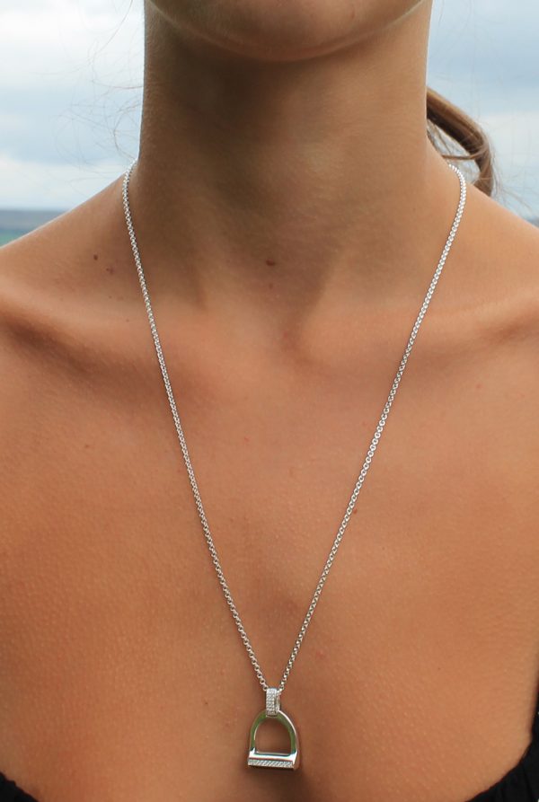 Long Stirrup Pendant