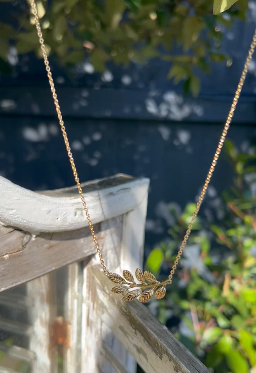 Laurel Leaf Necklace