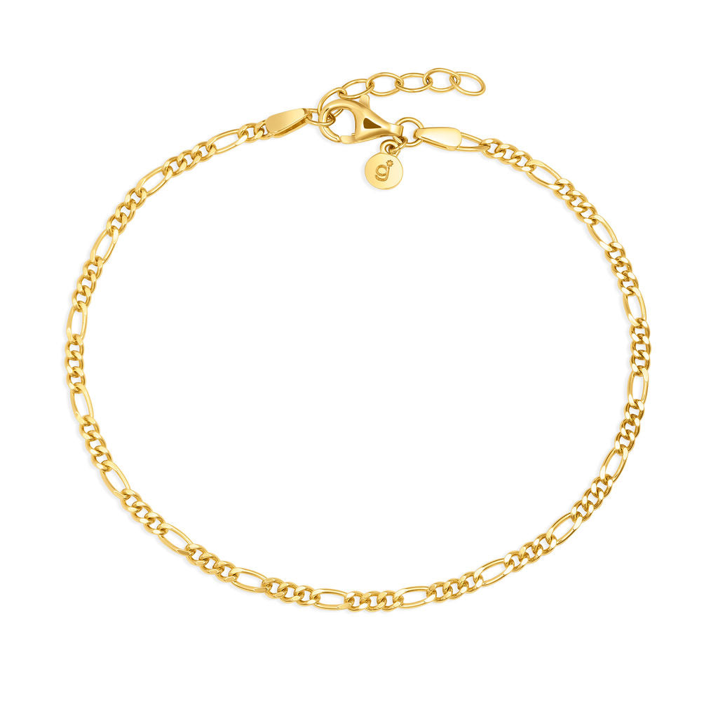 Gold Figaro Bracelet