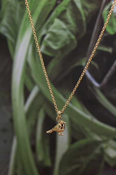 Gold Robin Necklace