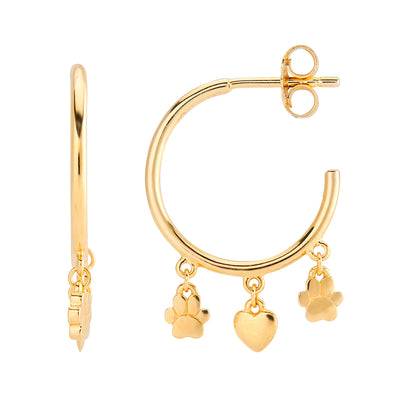 Paws On My Heart Earrings