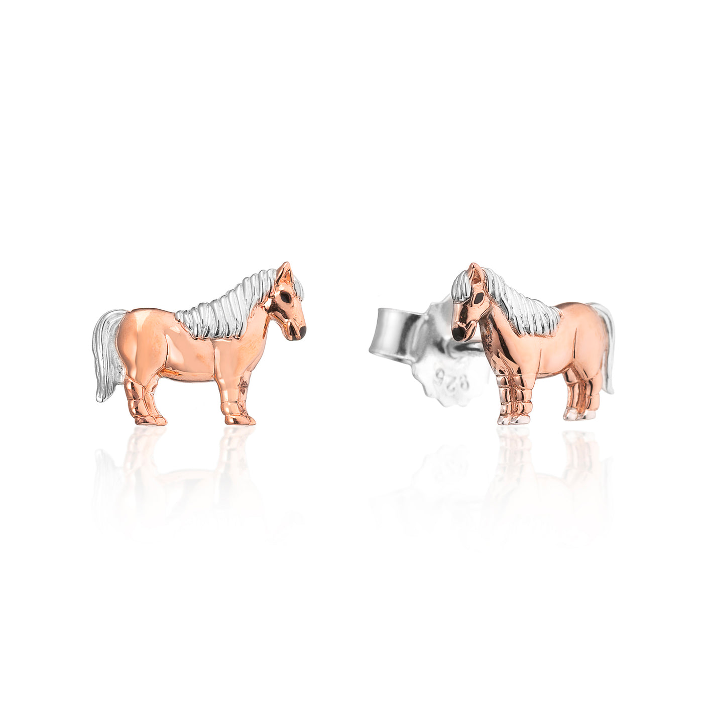 Shetland Pony Stud Earrings