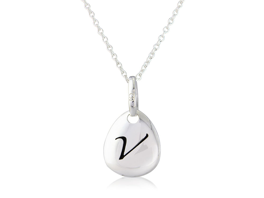 Initial V Pendant