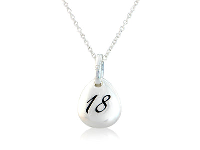 Age 18 Pebble Pendant image 0