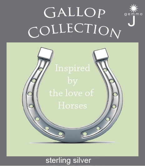Sparkly Silver Horseshoe Stud Earrings image 3