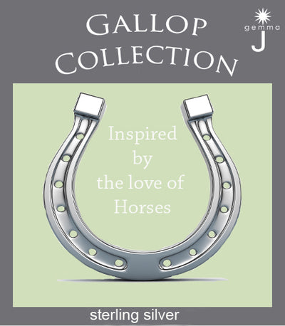 Sparkly Silver Horseshoe Stud Earrings image 3