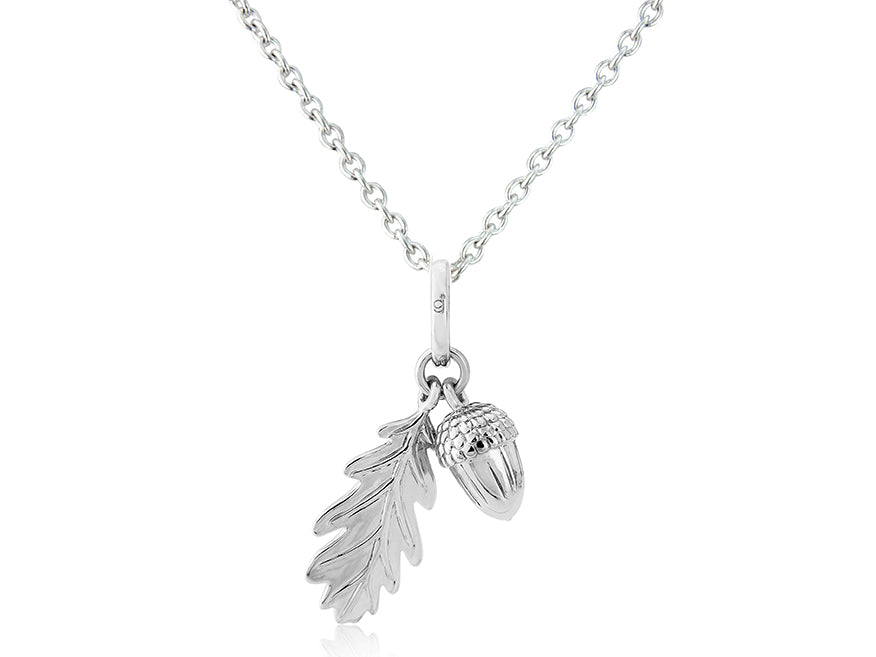 Acorn and Leaf Pendant