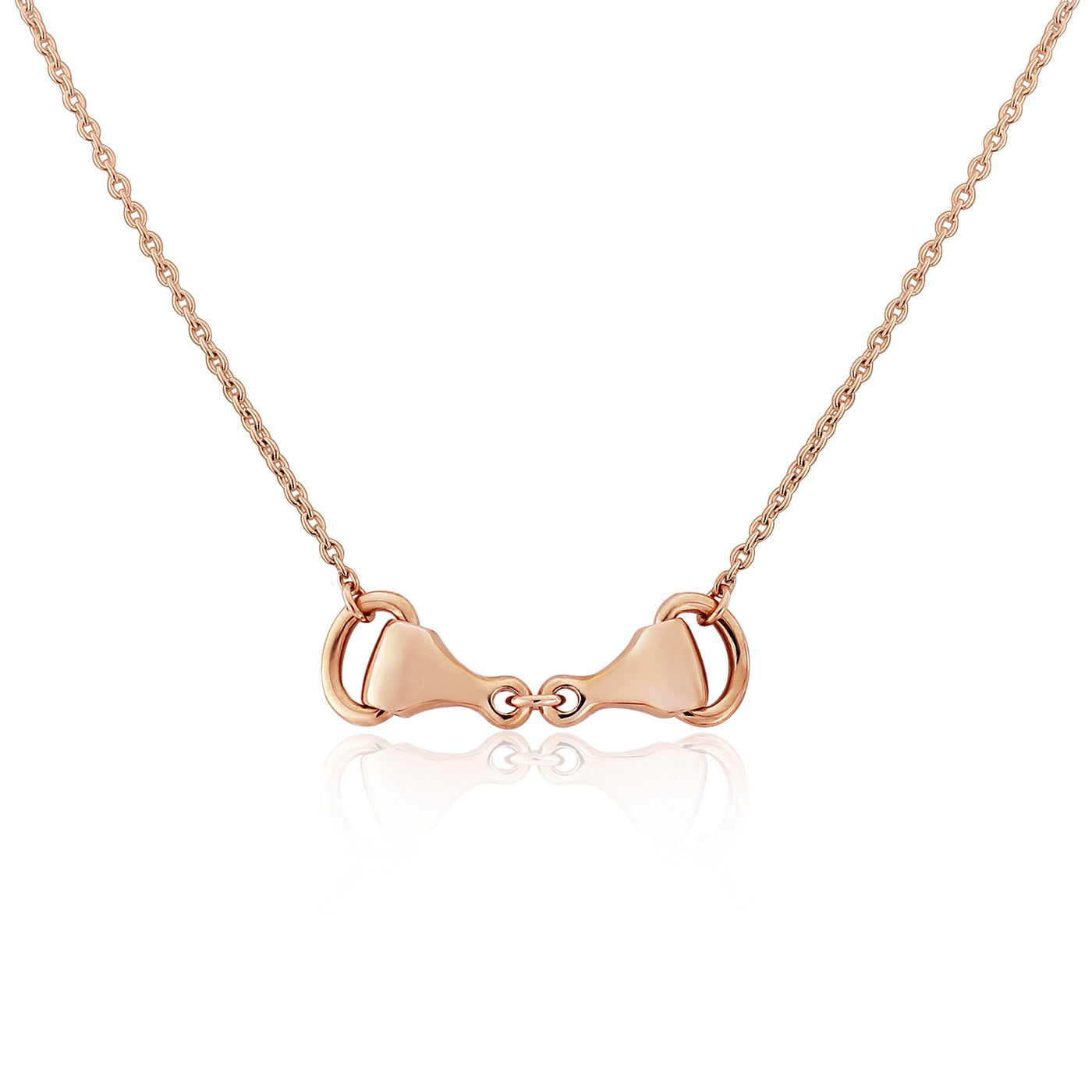 Rose Gold Snaffle Necklace image 0