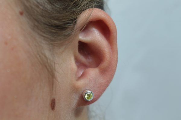 Peridot CZ Earrings