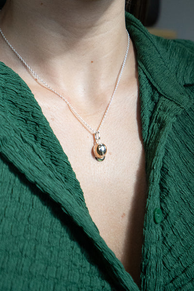 Golden Riding Hat Pendant image 2