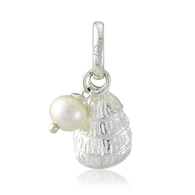 Oyster Shell Pearl Charm image 0