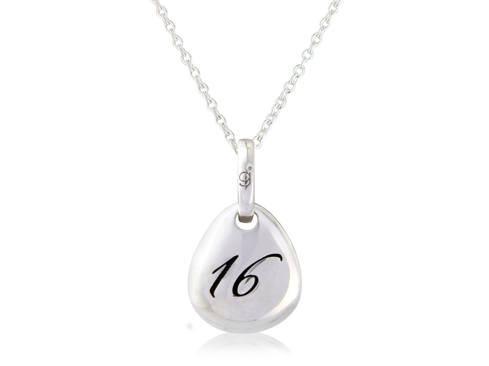 Age 16 Pebble Pendant image 0