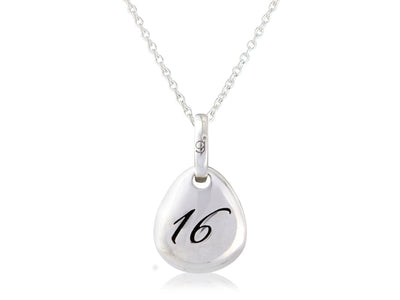Age 16 Pebble Pendant image 0