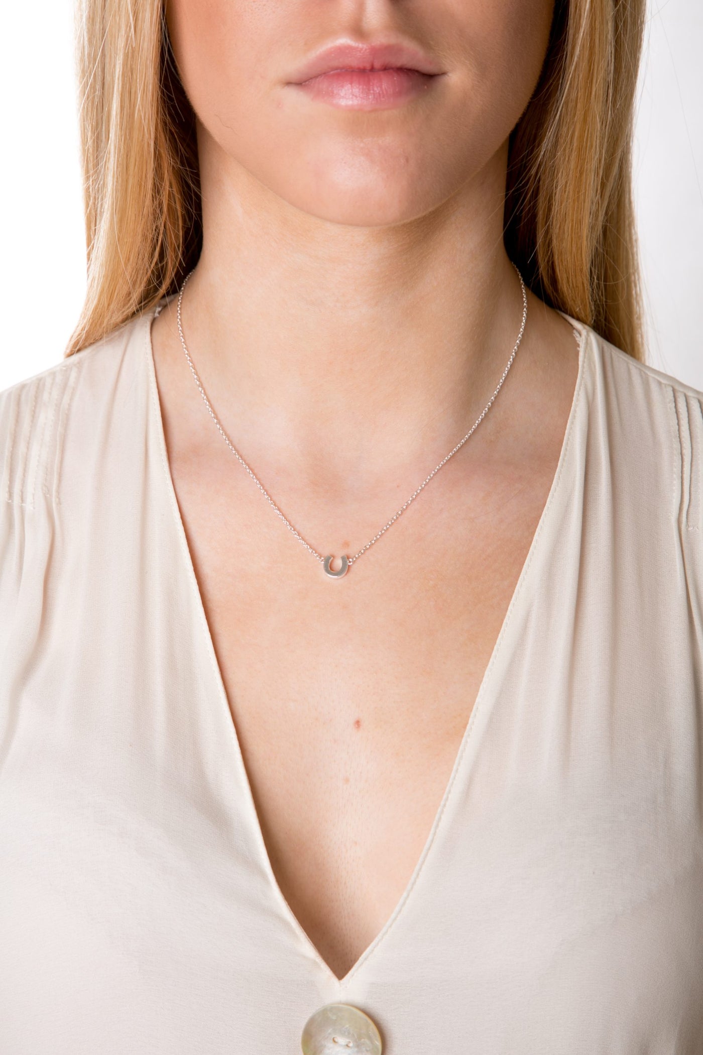 Mini Horseshoe Necklace image 1
