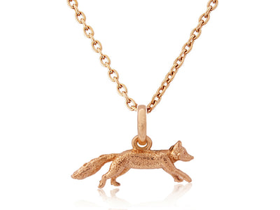 Rose Gold  Fox Pendant image 0
