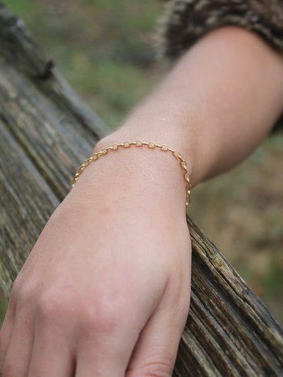 Gold Belcher Bracelet