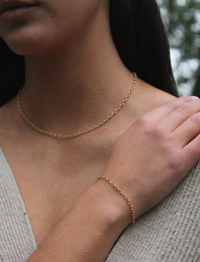 Gold Belcher Bracelet