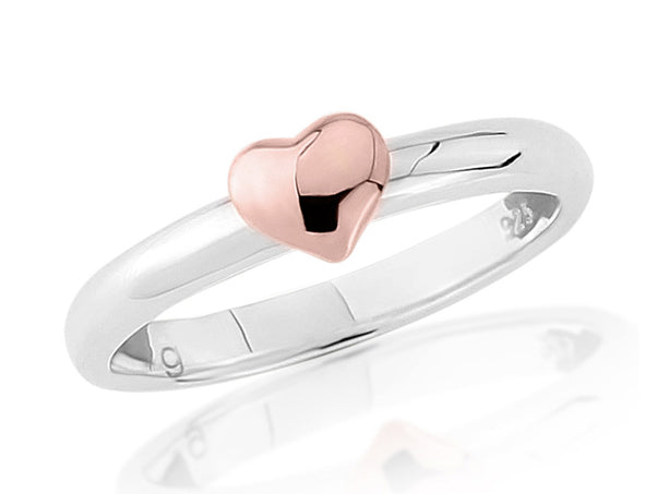 Rose Gold Heart Ring image 0