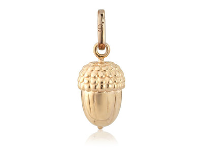 Rose Gold Acorn Charm image 0