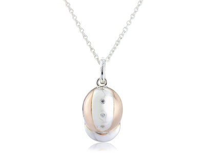 Golden Riding Hat Pendant image 0
