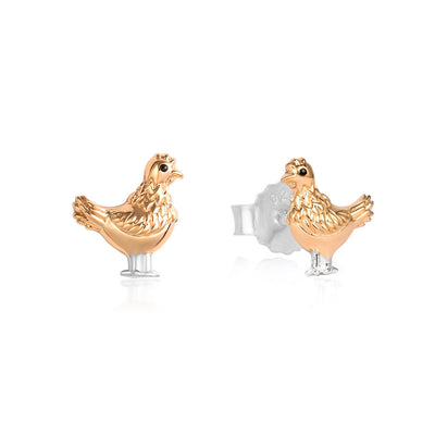 Chicken Stud Earrings