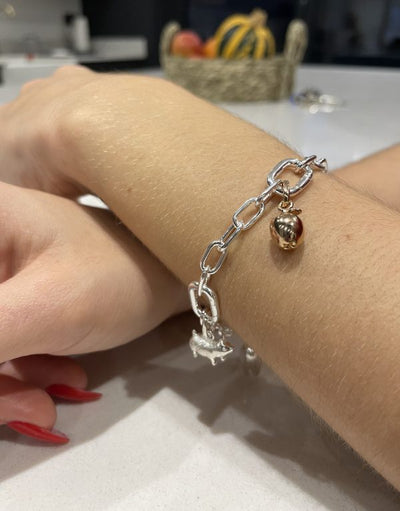 Opening Link Charm Bracelet
