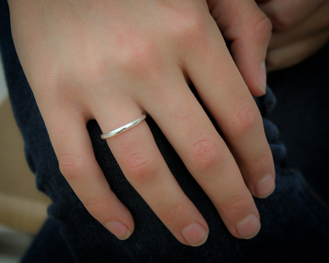 Silver Band Ring image 1