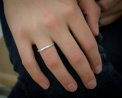 Silver Band Ring image 1