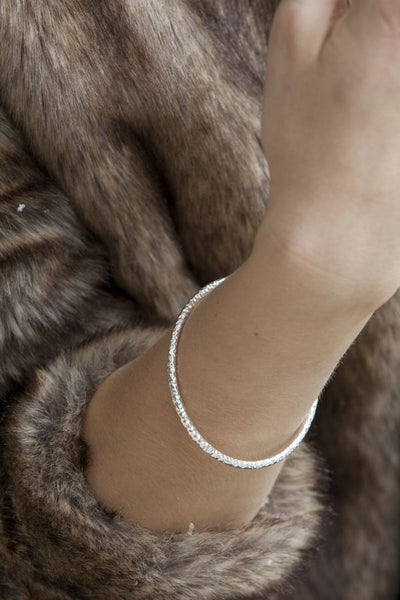Hammered Bangle