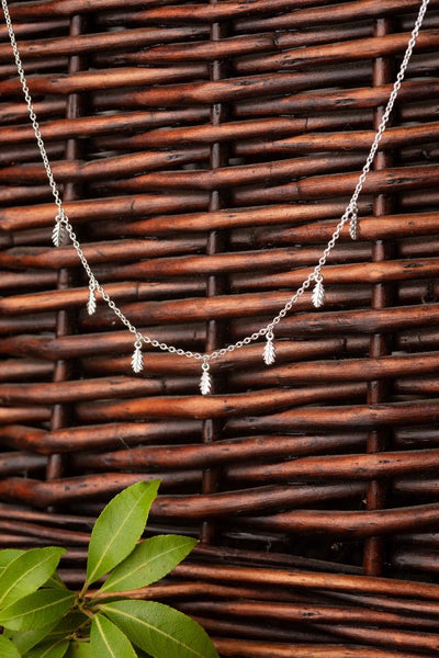 Acorn Leaf Necklace