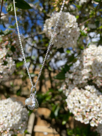Oyster Shell Pearl Charm