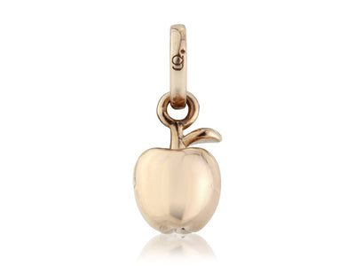 Rose Gold Apple Charm