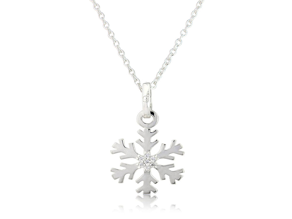 Silver Snowflake Pendant