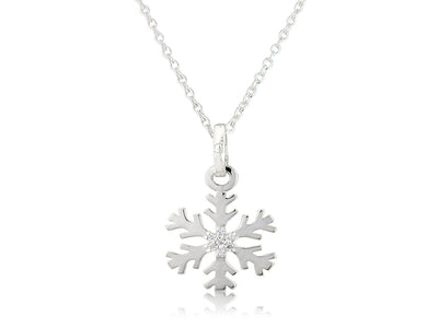 Silver Snowflake Pendant