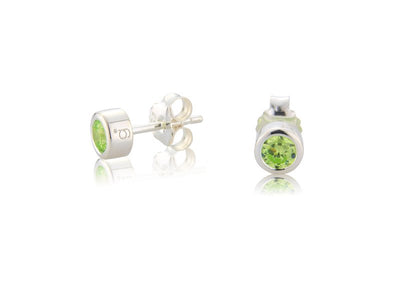 Peridot CZ Earrings