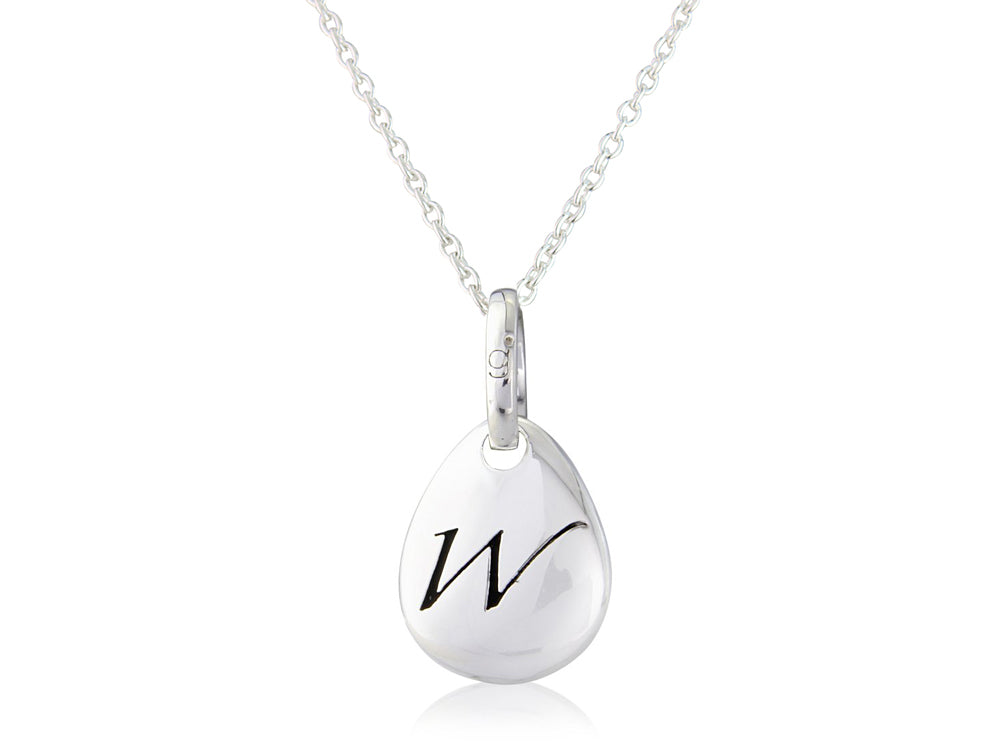 Initial W Pendant