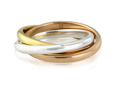 Three Tone Russian Wedding Band
