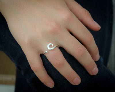 Silver Twist Ring