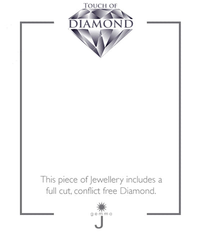 Diamond Cross Earrings