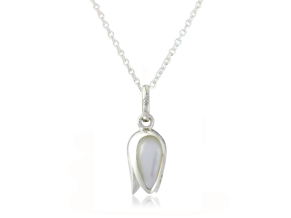 Pearled Tulip Pendant