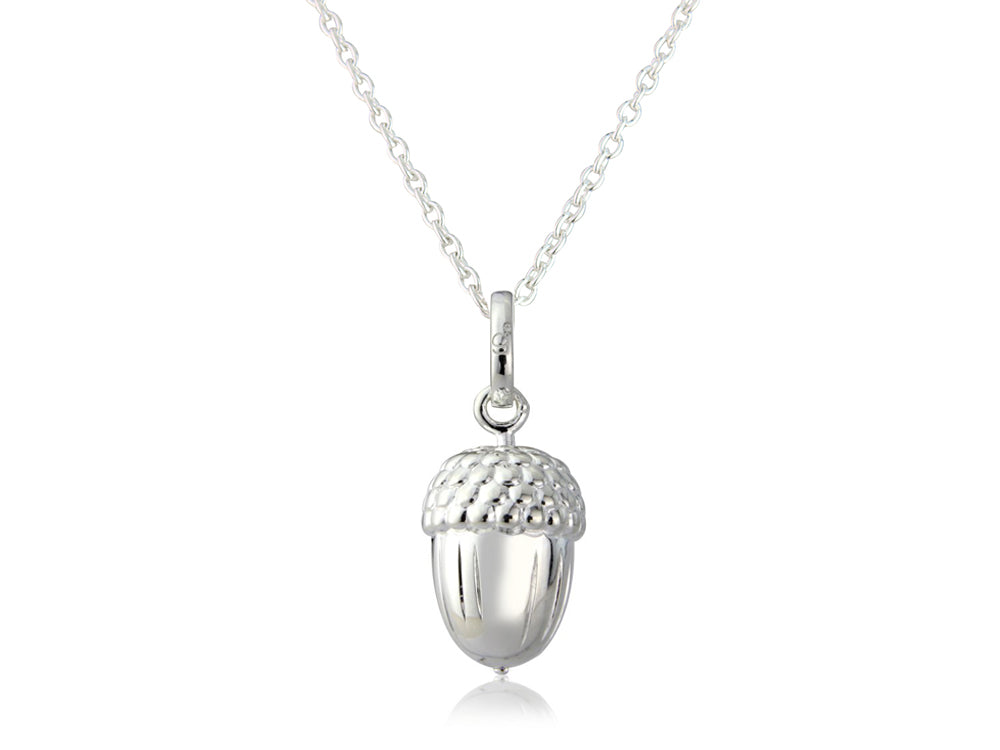 Silver Acorn Pendant